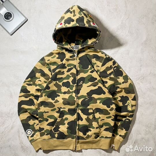 Зип худи Bape shark оригинал