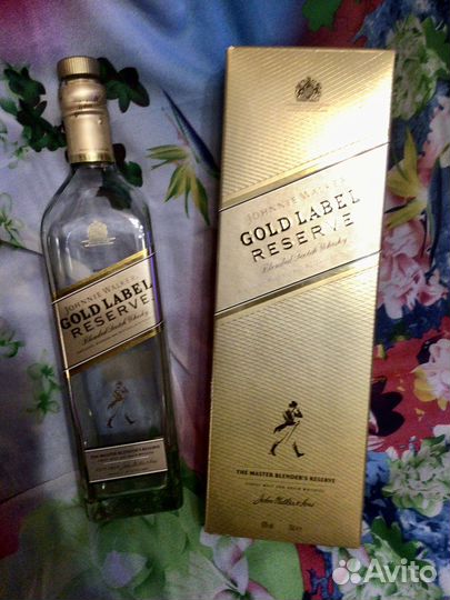 Бутылка из-под виски Джонни Уокер Голд Лейбл 0,7л