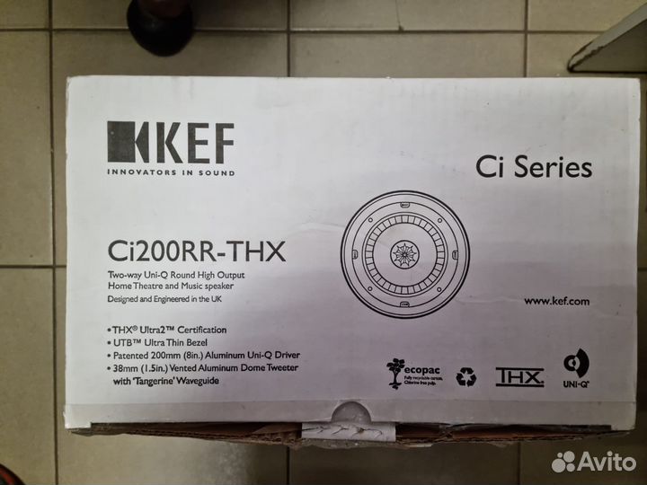 Встраиваемая акустическая система KEF Ci200RR-THX