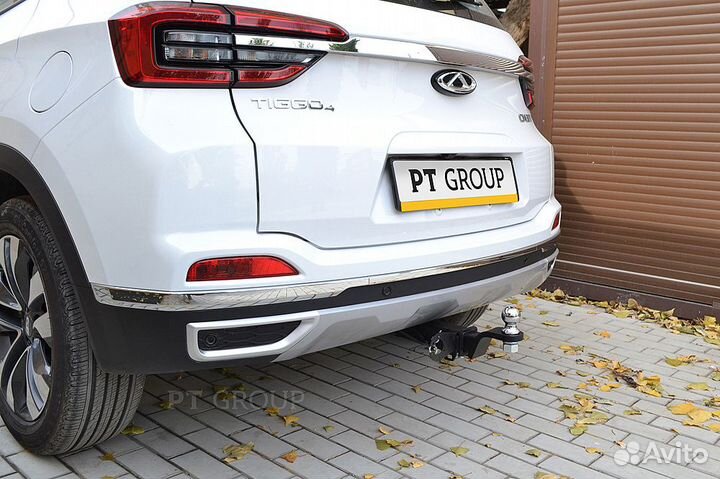 Фаркоп Chery Tiggo 4 2021- съемный квадрат