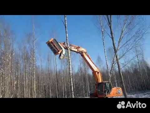 Myльчep PMD-Forest нa экcкaвaтop MZ