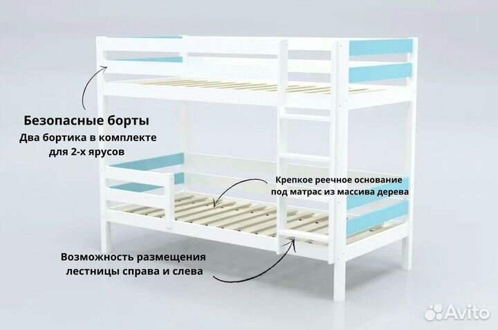 Кровать для ребенка без острых углов оптом