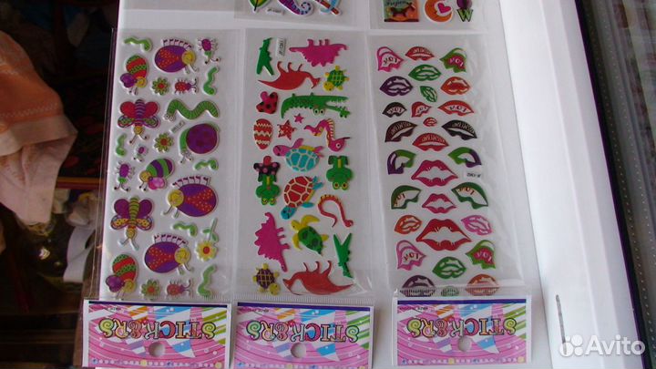 Наборы Объёмных Наклеек-Стикеров (Новые)