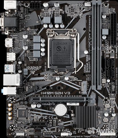 Материнская плата lga 1200 H410m s2h v3 купить в Калининграде ...