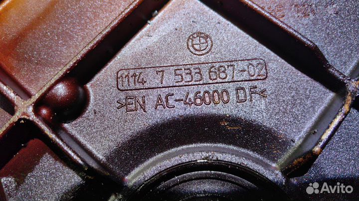 Крышка двигателя бмв n62 передняя