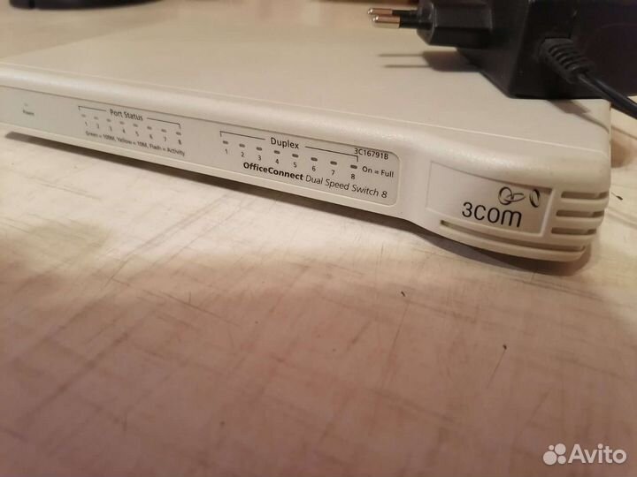 Коннектор 3com officeconnect dual speed switch 8