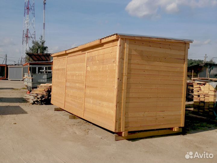 Бытовка новая 6м в дереве теплая новая