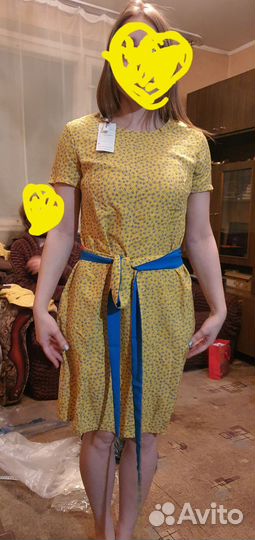 Платье трикотажное женское