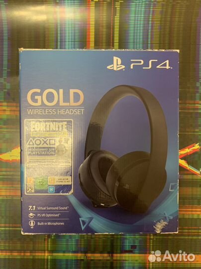 Наушники Sony playstation Gold Wireless headset