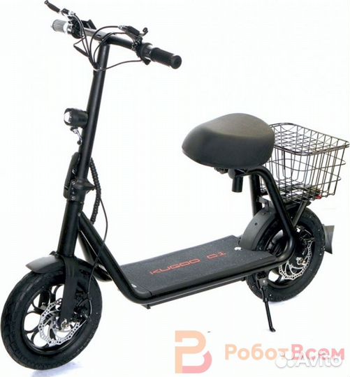 Электроскутер Kugoo C1 Plus 48V 11Ah 500W