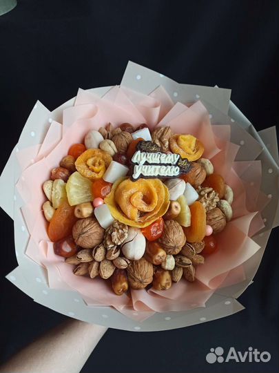 Букет из сухофруктов для учителя