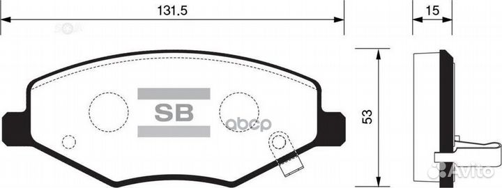 SP2092SNS 412 000-SX A113501080 колодки диск