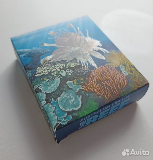 Монета australian sea life the reef