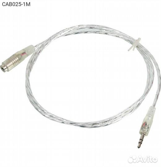 Аудиокабель buro Jack 3.5 (M) - Jack 3.5 (F) 1.00