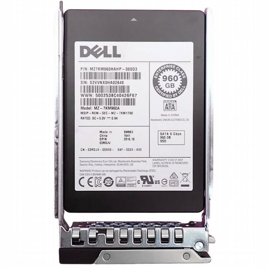 [3RDJV] Жесткий Диск Dell 960gb Sata3 2,5" Ssd 3rdjv