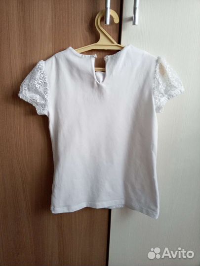 Блузки трикотажные школьные для девочки