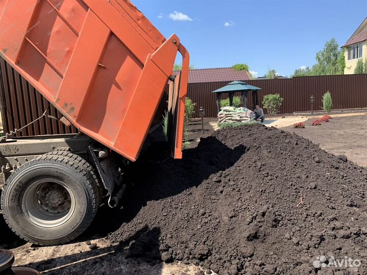 Чернозем, торф, грунт