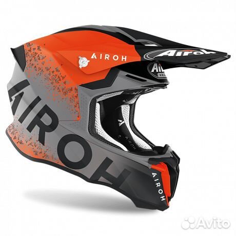 Мотошлем Airoh Twist 2.0, Bitt Orange Matt L