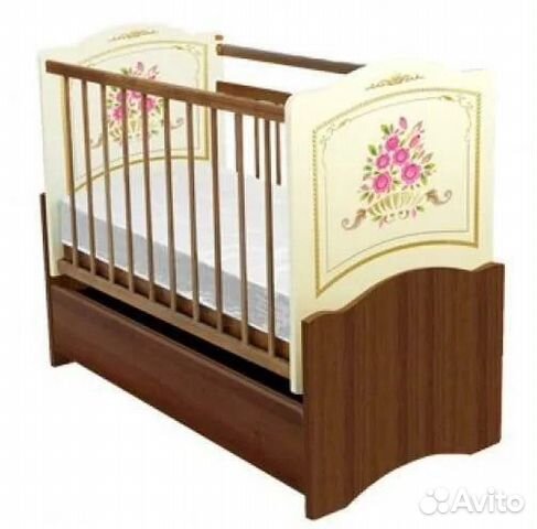 Детская кроватка трансформер с маятником