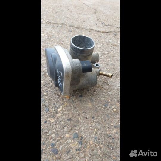 Дроссельная заслонка электрическая Skoda Octavia A