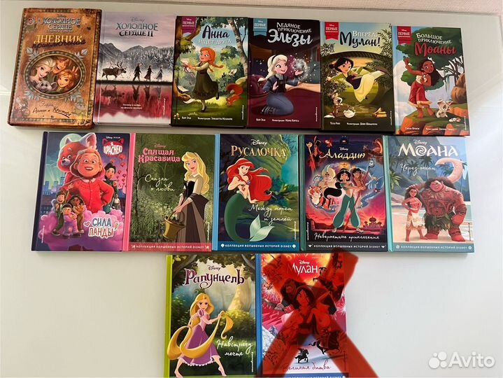 Детские книги про принцесс disney