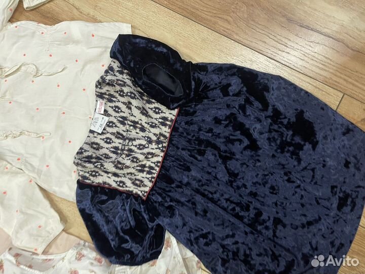 Вещи пакетом Zara на девочку 2-4 года