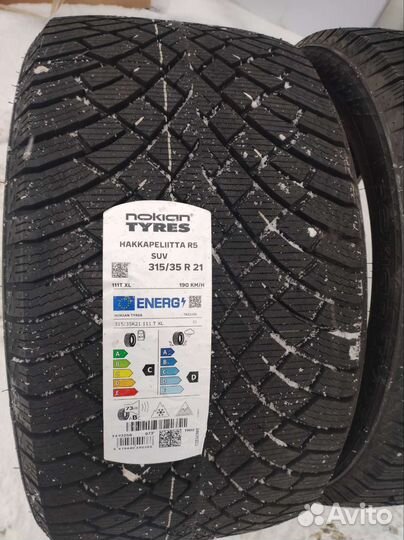Nokian Tyres Hakkapeliitta R5 SUV 275/40 R21 и 315/35 R21