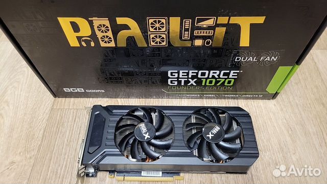 Видеокарта gtx 1070 palit