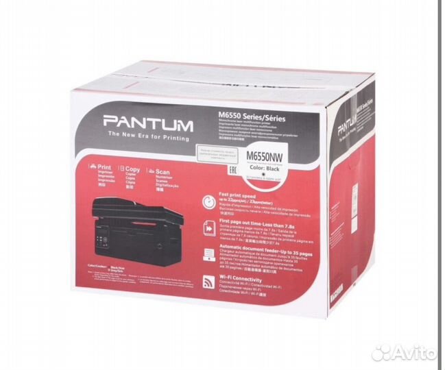 Лазерное мфу Pantum M6550NW