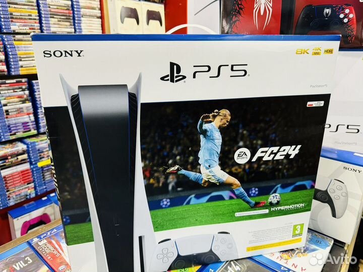 Sony ps5 с дисководом игра fc 24