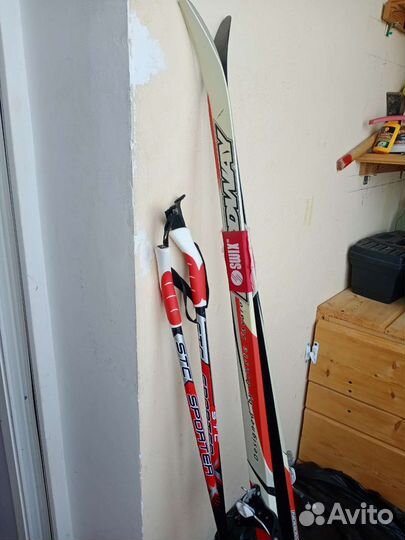 Лыжи беговые с ботинками