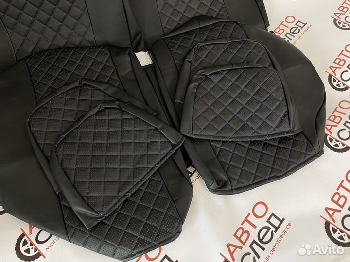 Чехлы из экокожи на сиденья Лада Приора 2170-2172