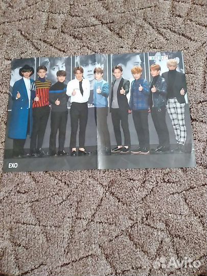 Плакаты EXO, Monstax, Pink