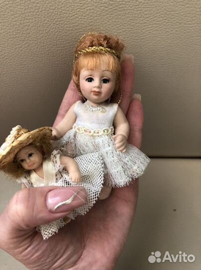 Куклы фарфоровые миниатюры