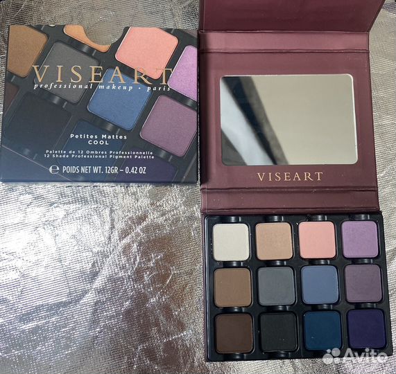Палетка теней Viseart mini cool
