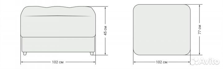 Пуф boss XL, есть на складе