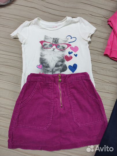 Детские вещи пакетом для девочки 104 110 116