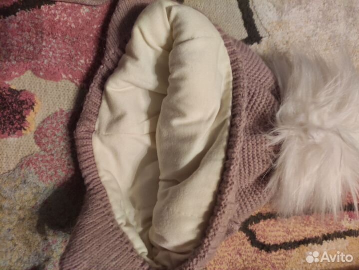 Шапка зимняя для девочки 48 50