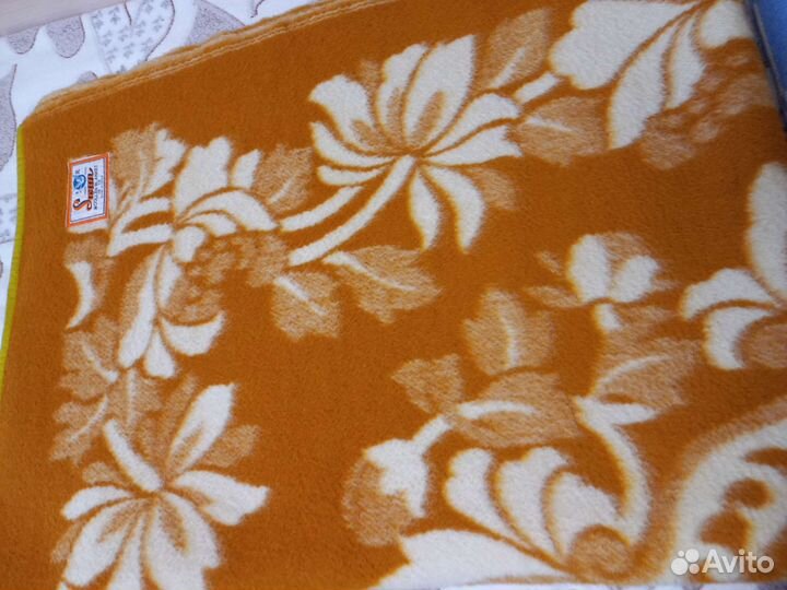 Одеяло шерстяное СССР новое