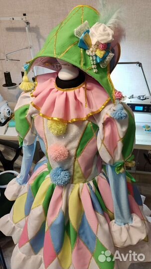Костюм, Арлекин, на девочку 140-146