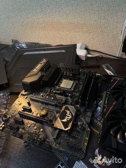 Материнка B450/ ryzen 5 5500