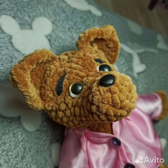 Игрушка ручной работы вязаная