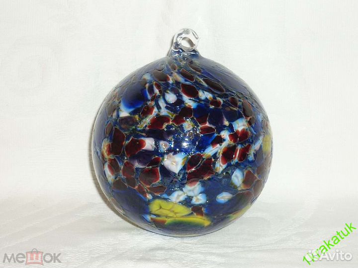 Елочная игрушка стекло ручная работа Мурано Италия
