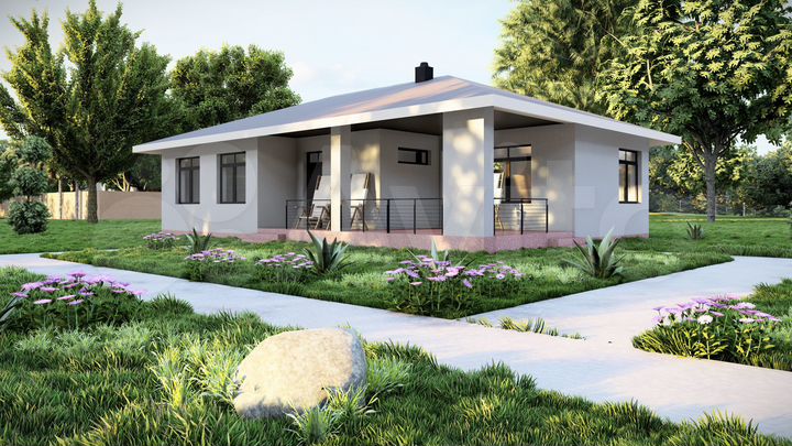 Дом 150 м² на участке 9 сот.