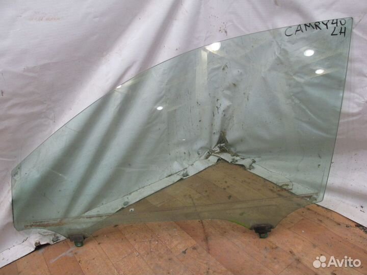 Camry V40 2006-2011 Стекло двери передней левой