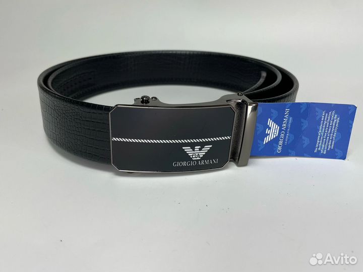 Ремень мужской кожаный