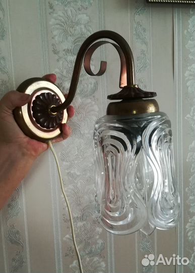 Бра хрустальная