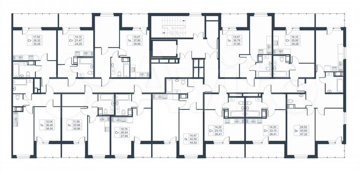 Квартира-студия, 30,1 м², 9/9 эт.