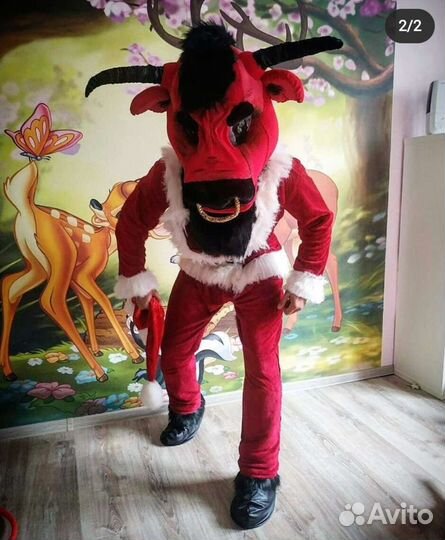 Голова быка костюм быка ростовая кукла бык