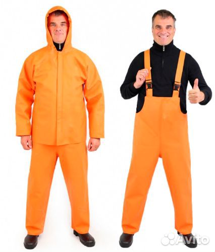 Костюм рыбацкий оранжевый пвх 45 мкр мд xxxxxl